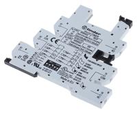 93680024 Finder 93 24V dc DIN Rail Relay Socket, for use with 34 Series