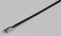 547-4305 RS PRO Cable Tie, Roller Ball, 520mm x 4.6 mm, Metallic 316 Stainless Steel, Pk-100