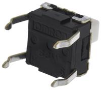 b3w-1050 Plunger Tactile Switch, SPST 50 mA @ 24 V dc 3.9mm Through Hole