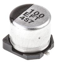 eeeft1e101ap Panasonic 100μF Aluminium Electrolytic Capacitor 25V dc, Surface Mount - EEEFT1E101AP