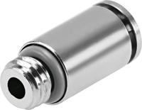 npqh-dk-g14-q10-p10 Festo NPQH Series Straight Threaded Adaptor, G 1/4 Male to Push In 10 mm, Threaded-to-Tube Connection Style, 578378