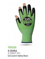 tg5220-a-tg5220-gr-11 Traffi TG5220 Green High Performance Polyethylene, Elastane, Glass, Polyester HPPE, Polyester General Handling Gloves,