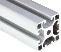 761-3335 RS PRO Silver Aluminium Profile Strut, 40 x 40 mm, 8mm Groove, 2000mm Length