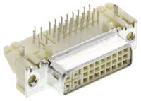 74320-1003 Molex MicroCross 74320 29 Way Right Angle Through Hole D-sub Connector Socket, 1.91mm Pitch