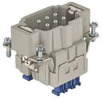 09330062648 HARTING Heavy Duty Power Connector Insert, 16A, Male, Han ES Press Series, 6 Contacts