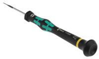 05117990001 Wera Slotted Precision Screwdriver, 0.8 x 0.16 mm Tip, 40 mm Blade, 137 mm Overall