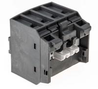 1sbn010140r1022-ca4-22e ABB Auxiliary Contact, 4 Contact, 2NC + 2NO, Front Mount CA4
