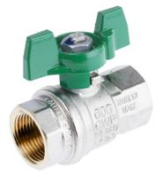 141-7724 RS PRO Brass Full Bore, 2 Way, Ball Valve, Threaded, BSPP 3/4in