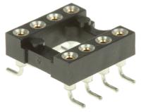 110-87-308-41-105101 Preci-Dip 2.54mm Pitch Vertical 8 Way, SMT Turned Pin Open Frame IC Dip Socket, 1A