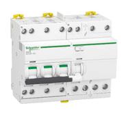 a9dx3740 Schneider Electric RCBO, 40A Current Rating, 3P+N Poles, 30mA Trip Sensitivity, Type C, Acti9 Range