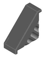 3842548864 Bosch Rexroth Angular Cover Cap, Connecting Component, Strut Profile 45 mm, Groove Size 10mm