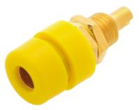 930176703 Hirschmann Test & Measurement Yellow Female Banana Socket, 4 mm Connector, Solder Termination, 32A, 30 V ac, 60V dc,