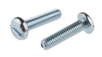 560-085 RS PRO Slot M5 Pan Steel Machine Screws DIN 85 x 20.0mm
