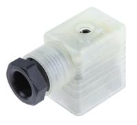 933571100-gml-209-nj-led-24-ye-black Hirschmann GML 2P+E DIN 43650 B, Female Solenoid Valve Connector with Indicator Light, 24 V ac/dc Voltage