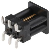 1241050-3 TE Connectivity AMPMODU MOD II Series Straight Surface Pin Header, 6 Contact(s), 2.54 mm Pitch, 2 Row, Unshrouded