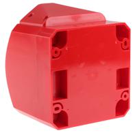 end-6001 Klaxon Nexus Pulse Series Red Sounder Beacon, 17 → 60 V dc, IP66, Base Mount, 105dB at 1 Metre