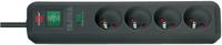 1159701 brennenstuhl Type E - French 4 Gang Distribution Unit, 1.4m Cable, No, 16A, 230 V, No, Surge Protected
