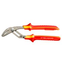 180ave Facom 180A.VE Long Nose Pliers, 250 mm Overall, Bent Tip, VDE/1000V