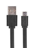 unc1m-black Micro USB Noodle Cable - 1m Black