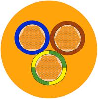 491-958 RS PRO 3183Y 1.5 mm² 3 Core Power Cable, H05VV-F, Orange PVC, 100m