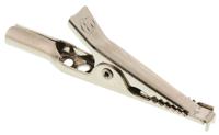 930120000 Hirschmann Test & Measurement Crocodile Clip 4 mm Connection, Nickel-Plated Steel Contact, 4A