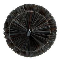 525052 Vikan Soft Bristle Black Scrubbing Brush, 40mm bristle length, Hair bristle material