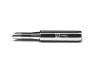 202-4529 RS PRO 4 mm Straight Hoof Soldering Iron Tip for use with RS PRO Soldering Irons & Stations