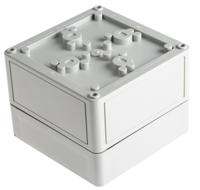 11090501 Spelsberg TK PS Series Grey Polystyrene Enclosure, IP66, Grey Lid, 130 x 130 x 99mm