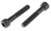 275-103 RS PRO Black, Self-Colour Steel Hex Socket Cap Screw, DIN 912, M10 x 55mm
