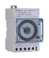 4-128-23 Legrand Analogue DIN Rail Time Switch 230 → 250 V ac, 1-Channel