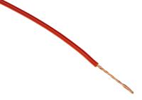 285-7836 Staubli Red 0.5 mm² Hook Up Wire, 20 AWG, 129/0.07 mm, 100m, PVC Insulation