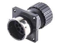 tn0s14-0012p1l-192900-0256 ITT Cannon Circular Connector, 12 Contacts, Panel, Standard Connector, Socket, Male, IP67, Trident Neptune Series