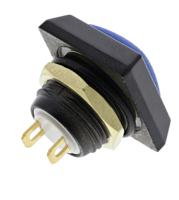 59-216 ITW Switches 59 Series Miniature Push Button Switch, Momentary, Panel Mount, 13.65mm Cutout, SPST, Clear LED, 125V ac,