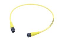 120066-0690 Molex Female 4 way M12 Micro Change to Male 4 way M12 Micro Change Circular Connector, 3 m