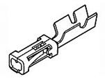 86016-2 TE Connectivity AMPMODU MOD IV Series Female Crimp Terminal, 24AWG Min, 20AWG Max