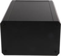 188-1274 RS PRO Black Extruded Aluminium Heat Sink Case, IP40, Black Lid, 300 x 200 x 130mm