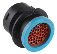 hdp24-24-47pe-l017 Deutsch Circular Connector, 47 Contacts, Panel, 1.59 mm Connector, Socket, Male, IP67, HD20 Series