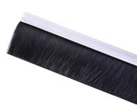326-9909 RS PRO Black Aluminium, Nylon Brush Strip, 50mm