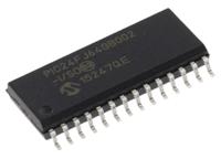 pic24fj64gb002-iso Microchip, 16 bit PIC, PIC24FJ Microcontroller, 32 MHz, 64kB FLASH, 28-Pin SOIC
