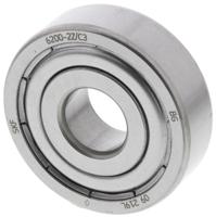 6200-2zc3 SKF 6200-2Z/C3 1 Row Ball Bearing - 10 mm ID, 30 mm OD