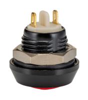 mmp0120ardp Bulgin MMP0120 Series Push Button Switch, Momentary, Panel Mount, 12mm Cutout, SPST, 36V dc, IP67