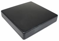 tw13-5-18b Takachi Electric Industrial TW Series Black ABS Enclosure, IP40, Black Lid, 125 x 175 x 45mm