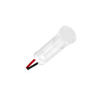 qs83xxw220 APEM QS Series White Panel Mount Indicator, 220V ac, 8mm Mounting Hole Size, Lead Wires Termination