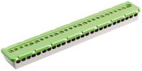 1spe007715f0745 Entrelec MISTRAL65 Series Non-Fused Terminal Block, 26-Way, 100A, 6 mm², 16 mm² Wire, Screw Termination
