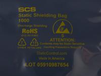 10044 SCS Static Shielding Bag 102mm(W)x 102mm(L)