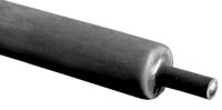 137-422 RS PRO Adhesive Lined Halogen Free Heat Shrink Tubing, Black 40mm Sleeve Dia. x 100cm Length 3:1, 4:1 Ratio