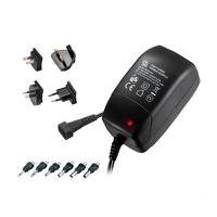 304-017 RS PRO 7.2W Plug-In AC/DC Adapter 3, 4.5, 5, 6, 7.5, 9, 12V dc Output, 0.9A Output