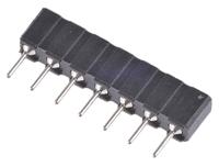 310-87-107-01-640101 7 Way Preci-Dip Straight Through Hole 2.54mm SIL Socket, Solder, 3A 100 V ac, 150 V dc