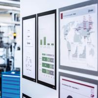 486801 Durable MagneticDURAFRAME® MAGNETIC Black A3 Metal Information Frame, 446mm Height, 325mm Width