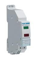 svs126b Hager Red/Green LED Indicator, IP20, Rectangular, 230V